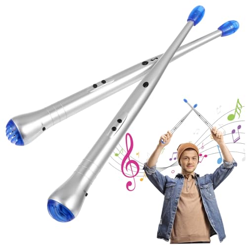 LRXIYODE エアドラムスティック 電動リズムビート 点灯 製 耐久性 子供向け電子ドラム 音変化機能 家庭用音楽玩具