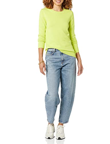 Image of Amazon Essentials Women's Lightweight Soft Crewneck Sweater, 100% Cotton, Plus