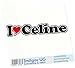 Produktbild Indigos UG Auto Aufkleber I love Celine 15 cm - Autoaufkleber - KFZ Sticker selbstklebend - für Motorrad, Fenster oder Heckscheibe - wetterfest & UV-beständig Sticker mit Namen von Mann Frau Kind