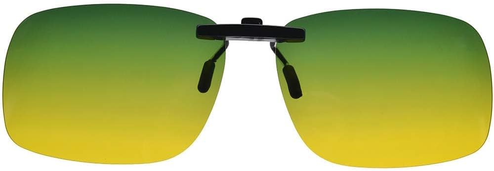 Green Night time glasses clip on