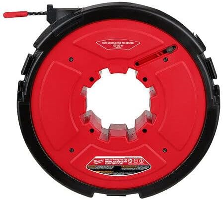 48-44-5195 for Milwaukee M18 Fuel Angler 100' Non-Conductive Polyester Pulling Fish Tape Drum