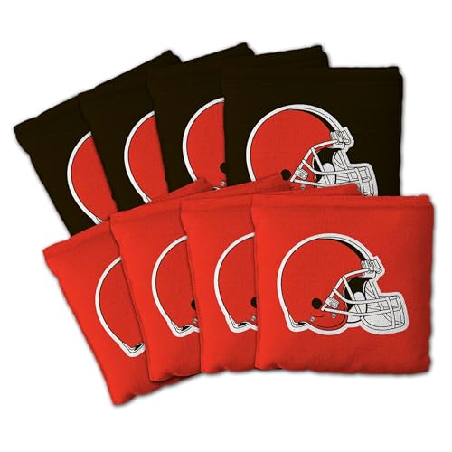 YouTheFan NFL Cleveland Browns Set of 8 Cornhole Bags