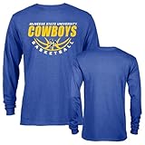 Sport Your Gear McNeese Cowboys Basketball Long Sleeve T-Shirt Royal Heather Large