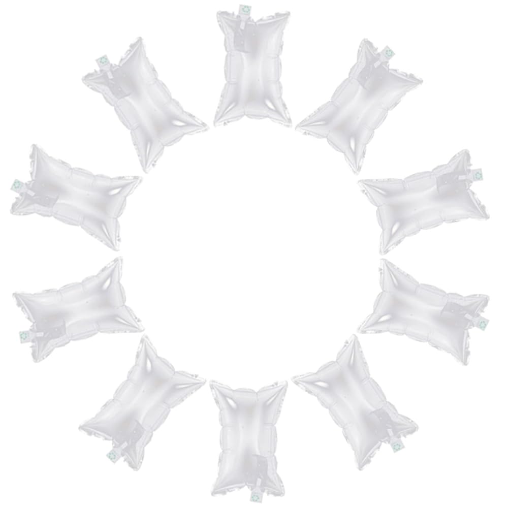 Xusud Transparent 100 Pcs Packaging Air Bags 20X10cm Air Packaging Protector Bag Inflatable Clear Packaging Air Cushion With Free Pump Cushion For Safe Shipping Protecting Fragile Items