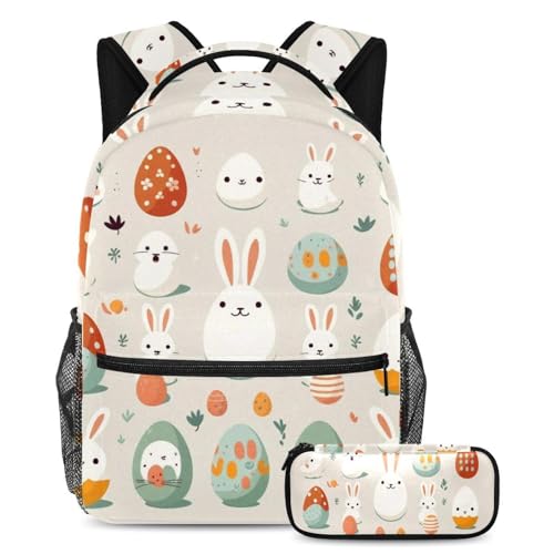 Sac à dos œuf de lapin de Pâques pour le collège et loisirs