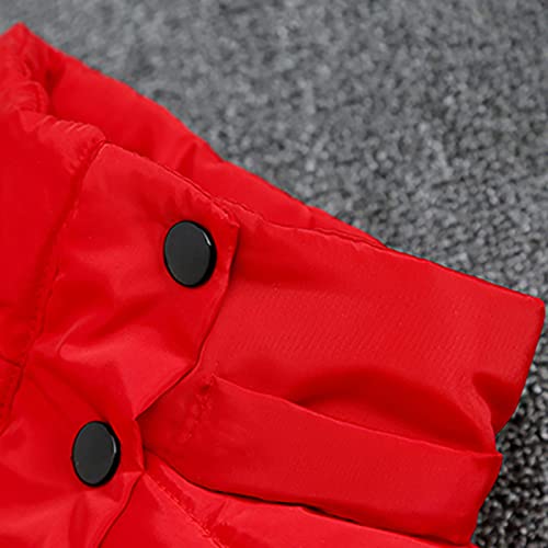Ropa cálida para niños y bebés conjunto rojo de invierno para 5 a 6 años 7