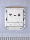 Wandschrank Villa Vintage Hängeschrank 60 cm Altweiss Garderobe Shabby Chic hmb164 Palazzo Exklusiv
