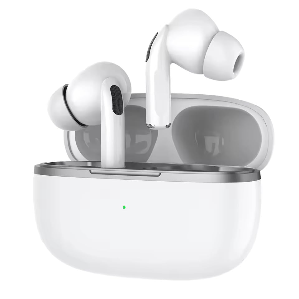 SPEARPC Wireless Bluetooth Earbuds with Charging Case Touch Control Built-in Microphone Stereo Sound compatible with iPhone and Android