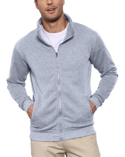 PRIVIMIX Herren Sweatshirt mit Reissverschluss Zipper Sweatjacke Hoodie...