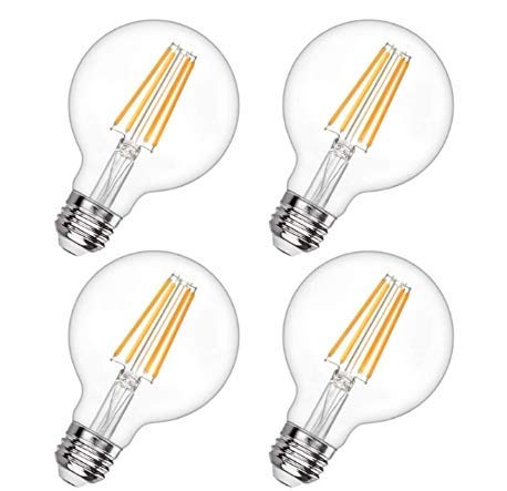 Modi E27 8W Non-Dimmable Ce Approved G95 Filament Vintage Led Light Bulb