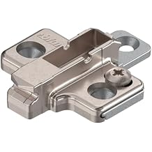 Blum B175H7 3mm Die Cast Screw On Frameless Clip Mounting Plates
