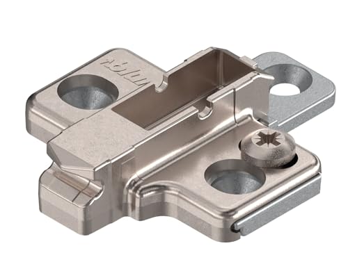 Blum B175H7 3mm Die Cast Screw On Frameless Clip Mounting Plates