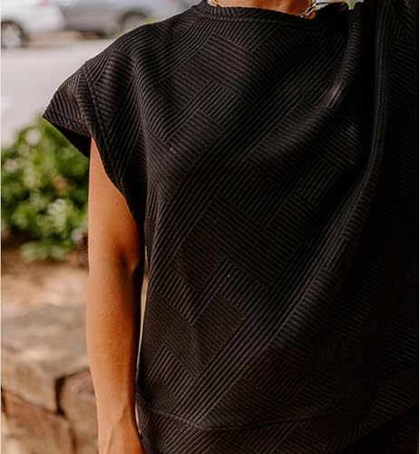 Sweat décontracté manches longues pull cordon serrage femme