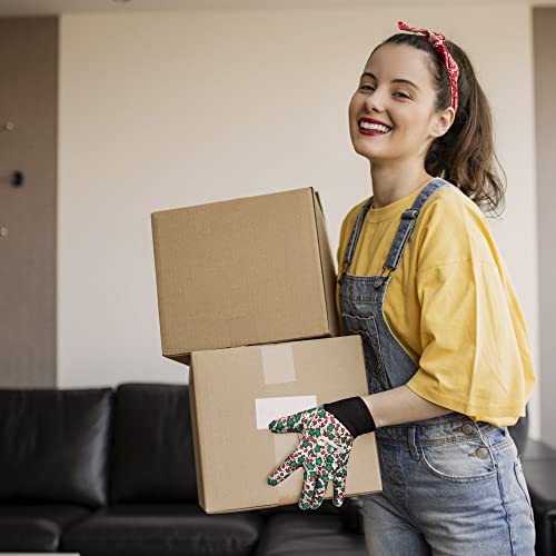 Ainiv Gardening Gloves For Women/Ladies, 3 Pairs Non-Slip Grip Garden Work Gloves, Comfortable Breathable Thorn Proof Garden Gloves For Yard, Farm, Pruning,Gardening Outdoor Multi-Purpose-Green #TOP6