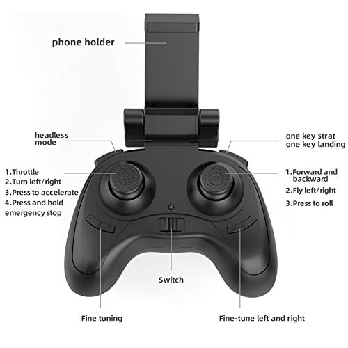 VGEBY Drone con Telecamera, Telecomando WiFi