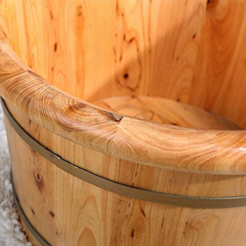 Baño de pies de madera de cedro para pedicura miniatura 7