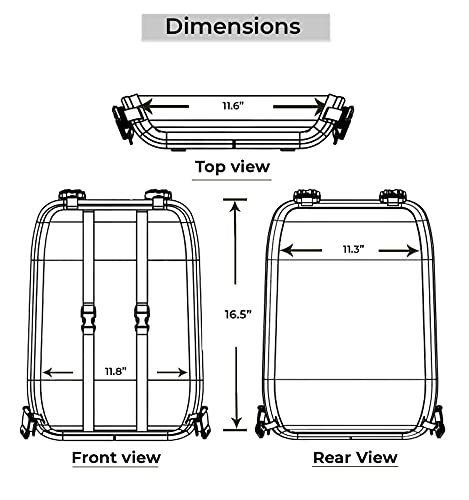 backpack ventilation frame