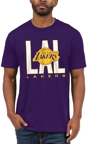 Junk Food NBA - Los Angeles Lakers City Mesh Adult SS T-Shirt Purple