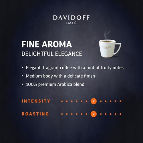 Image of DAVIDOFF fine Aroma Instant Coffee, 100% Arabica, Vivid & Spicy, Premium Coffee Granules 45g (Product Of Germany) By DECADENT (Fine Aroma)