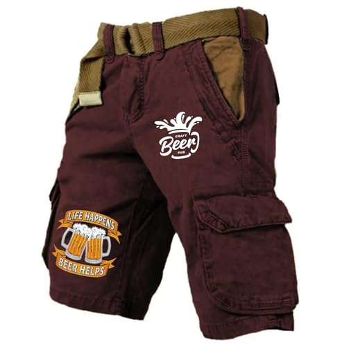 Short utilitaire homme avec poches zippées pour ne plus rien perdre en fête