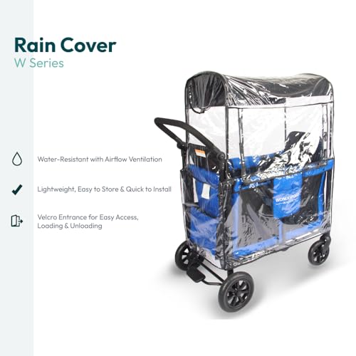 Housse de pluie pour poussette WONDERFOLD résolvant le problème de buée - 3