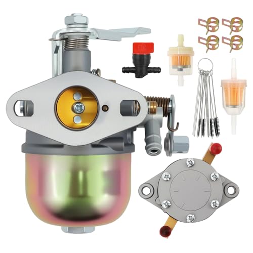 17563 17564 Carburetor Compatible with EZGO Golf Cart Gas Club Car 1989-1993 2-Cycle Stroke Engines TXT Marathon 14031-G1 20071-G1 with 24233G1 Fuel Pump