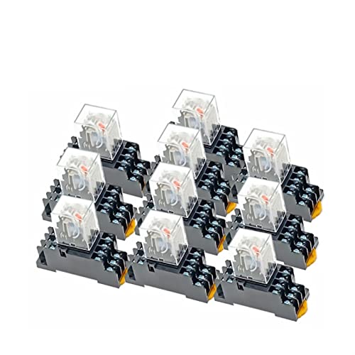 Relais micro mini commutateur MY3NJ DPDT transformateur puissance AC 220V LED - 7