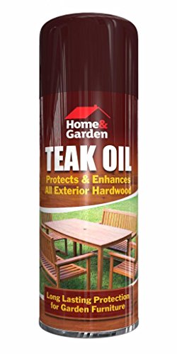 Teak Oil Spray Indoor Outdoor Garden Furniture Decking Hardwood/Softwood Protection Care 400ml New Wilsons Direct (1)