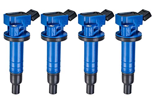 ENA Set of 4 Ignition Coil Pack Compatible with Toyota Pontiac Celica GT Corolla Matrix Mr2 Spyder Vibe L4 1.8L Replacement for UF-247 UF-315 C1249
