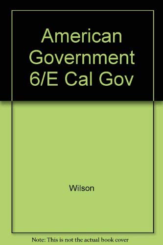 California government 0669393363 Book Cover