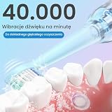 YUNCHI C2 Szczoteczka soniczna dla dorosłych i dzieci, niebiesko-różowy