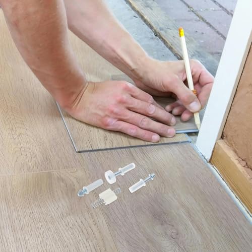 Set de Herrajes para Puertas Plegables de 16 Piezas con Riel Deslizante, Guía de Piso y Ensamble de Pivote para Mantenimiento del Hogar miniatura 7