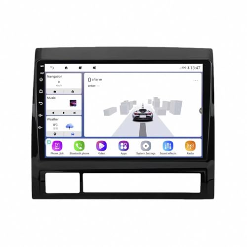 Pantalla Carplay Coche para Renovar Toyota Hilux con Navegador GPS y Android Auto
