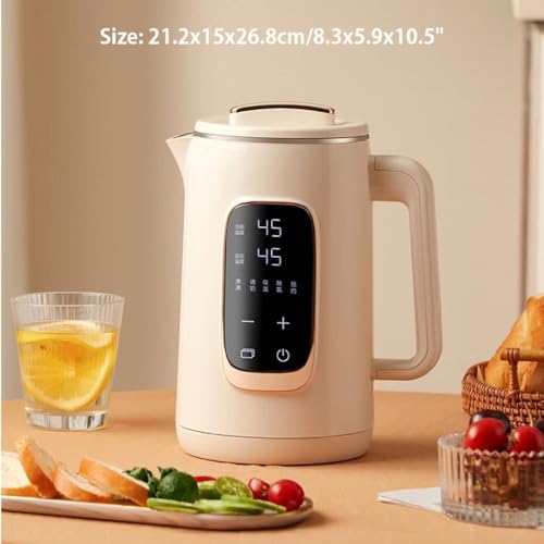Tetera eléctrica inteligente 1.5L con control digital miniatura 3