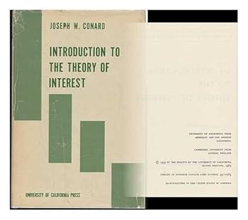 Hardcover Introduction to Theory of Interest Book