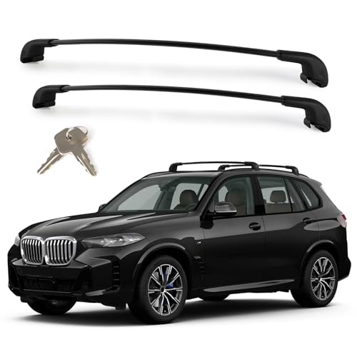 Roof Rack Cross Bars Compatible with BMW X5 G05 2018-2026, Heavy Duty 300 LBS Lockable Aluminum...