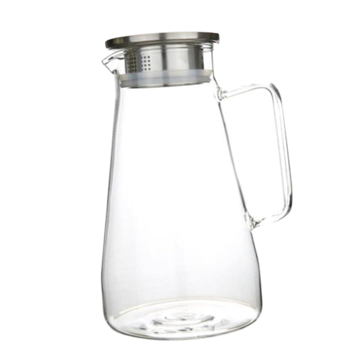 Taza de Agua Hervida de Vidrio Transparente Jarra de Agua Fría de Hervidor de Jugo Moderno para Despacho Fría para Bebidas