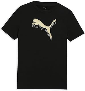 PUMA Girls' ESS Metallic Tee G T-Shirts