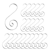 Perchas de adorno, ganchos de adorno en forma de estrella/S para colgar, 20 piezas, clips resistentes para puerta, pared, calcetines, bolas de vacaciones, manualidades, suministros de fiesta