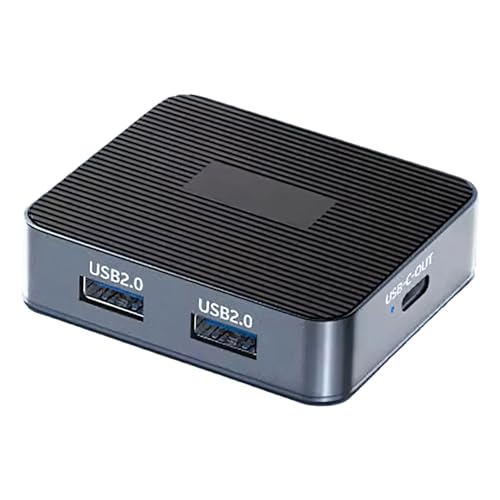 Adaptador USB C de aluminio 4K 120Hz para monitor con color de 10 bits y DSC
