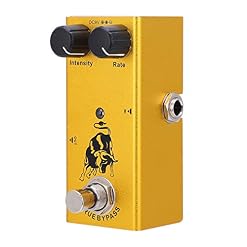 Pédale d’effet Tremolo, alliage d’aluminium Portable jaune True Bypass Tremolo guitare Mini pédale d’effet accessoires d… - Les Beatles, Paul McCartney, John Lennon, RIngo Starr, George Harrison Pédale d'effet Tremolo, alliage d'aluminium Portable jaune True Bypass Tremolo guitare Mini pédale d'effet accessoires d… – Image 5