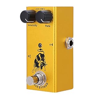 Pédale d’effet Tremolo, alliage d’aluminium Portable jaune True Bypass Tremolo guitare Mini pédale d’effet accessoires d… - Les Beatles, Paul McCartney, John Lennon, RIngo Starr, George Harrison Pédale d'effet Tremolo, alliage d'aluminium Portable jaune True Bypass Tremolo guitare Mini pédale d'effet accessoires d… – Image 5