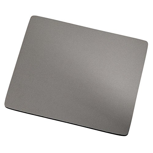 Hama, Alfombrilla de ratón, Alfombrilla, Mousepad, Ultra Delgada, tamaño 22,3 x 18,3 cm, Óptimo para Escritorio o Videojuegos, Parte Inferior Antideslizante, Resistente, Gris