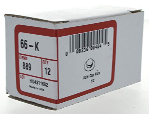 Hillman 889 Axle Pushnut Fastener 1/2 In. 12-Pack, Zinc #TOP1