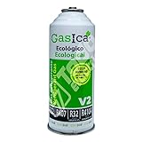 ✅ [VENTAJAS] Se trata de un gas ecológico y orgánico por lo que no daña el medio ambiente ni es necesario carné de instalador para su manipulación. Menor consumo eléctrico, ahorro apróx. hasta del 30% y menor cantidad de gas necesaria para su correcto funcionamiento