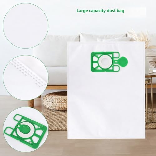 8 Stück kompatible Staubsaugerbeutel, ein Premium-Ersatz für Ihren Staubsauger