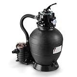 Airthereal 33.0 cm Pool Sandfilter 3/4PS, Sandfilterpumpe für oberirdischen Pool, 3648GPH bis zu...