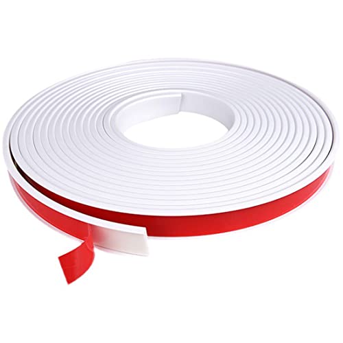 Protezione bordi a forma di U, 5 metri, protezione bordi per tavoli e scrivanie, protezione per bordi pieghevole in materiali TPE, protezione autoadesiva per bordi e angoli per mobili (22 mm x 5 m,