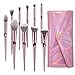 Makeup Brushes, ITME Premium Professional Makeup Brush Set With Purse,10 PCS Synthetic Cosmetics Makeup Brushes For Foundation Blending Blush Powder Blush Concealers Eye Shadows Brushes (Rose Gold)