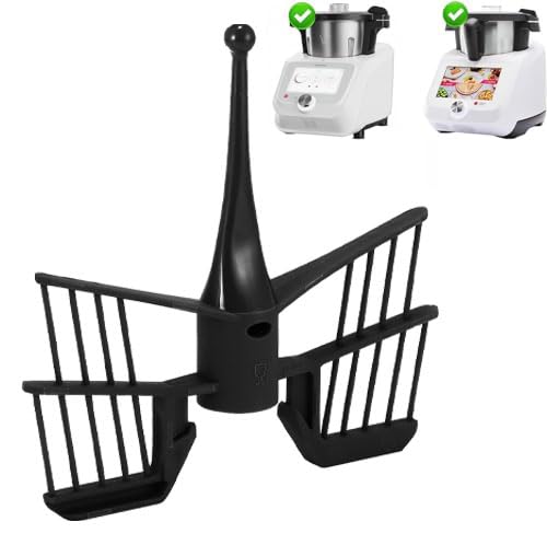 Batidor de mariposa para Thermomix TM5 TM6 TM31, cuchilla mezcladora de mariposa, repuesto para procesador de alimentos, accesorios de cocina, piezas de batidores, negro, 14 x 15 x 2,5 cm